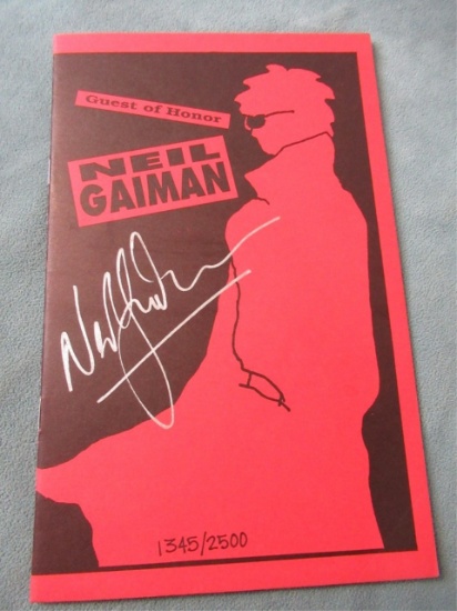 Guest Of Honor Neil Gaiman #1 Signed