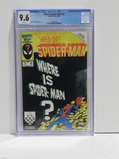Web of Spider-Man #18 CGC 9.6/Key