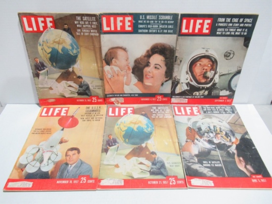 Life Magazine 1957 Lot/Space Race