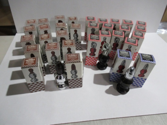 Avon Vintage Chess Pieces Set w/Boxes