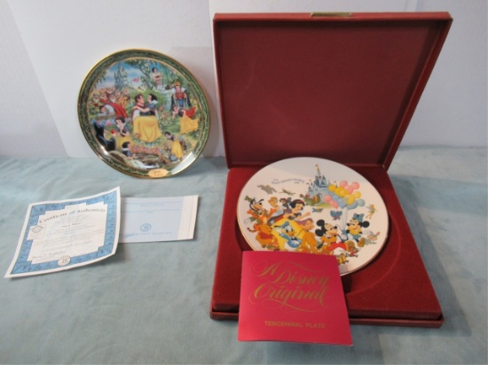 Disney Collector Plate Lot of (2)