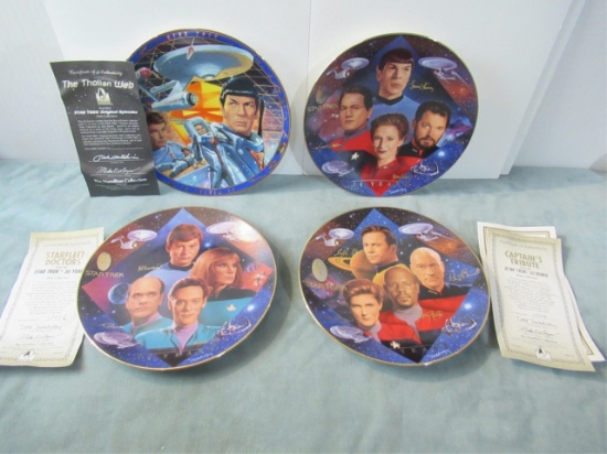 Star Trek Hamilton Plate Lot of (4)