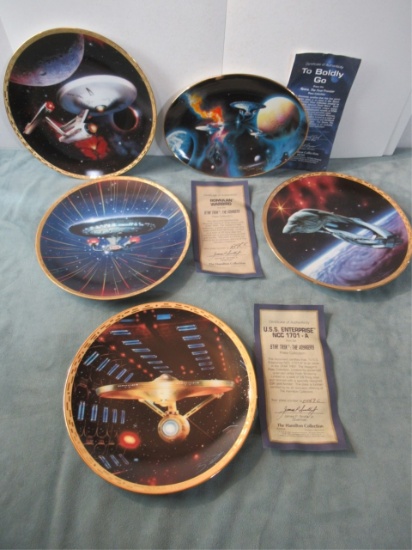 Star Trek Hamilton Plate Lot of (5)