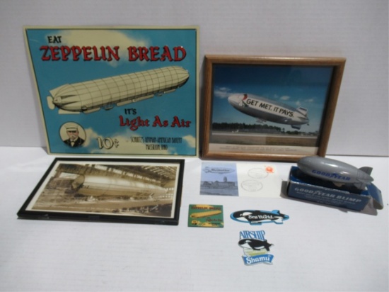 Zeppelin/Blimp Collectibles Box Lot