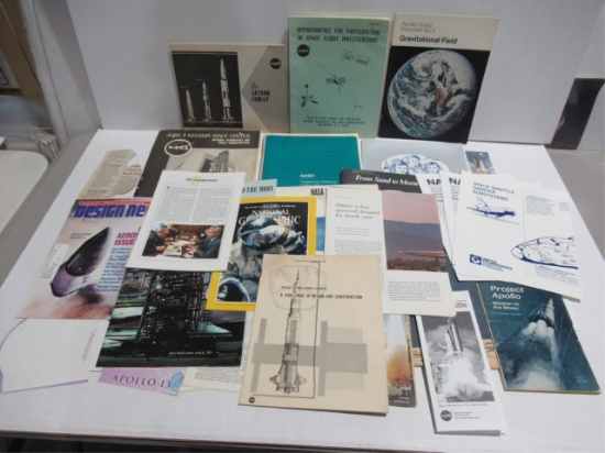 NASA/Space Related Paper Lot