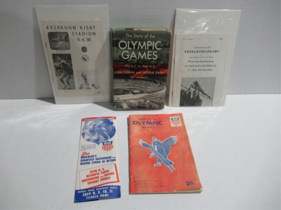 Vintage Olympics Collectibles Lot