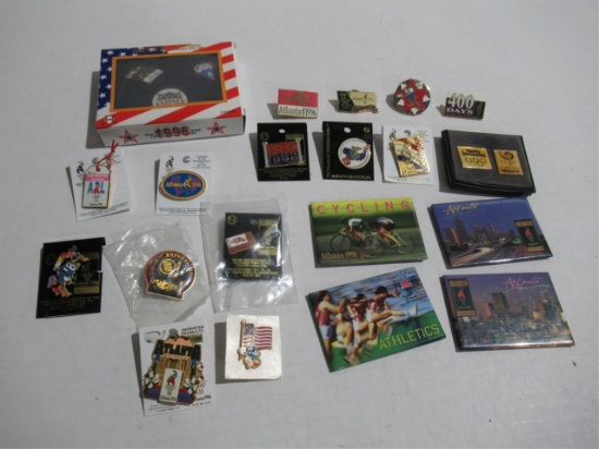1996 Olympics Pin/Magnet Lot