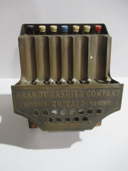 Vintage Brandt Cashier Co. Coin Counter