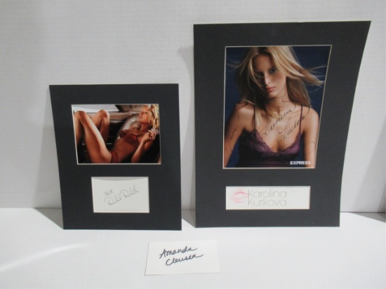 Victoria Secret Model Autograph Lot
