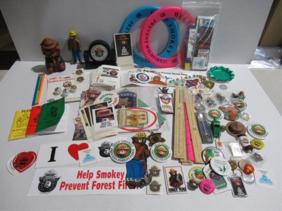 Smokey the Bear Collectibles Lot