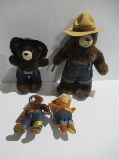 Smokey the Bear Plush Lot