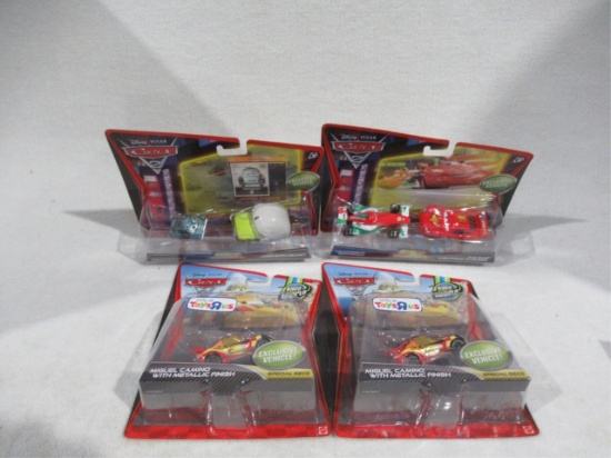 Disney Cars 2 Exclusive Vehicle Lot of (4)