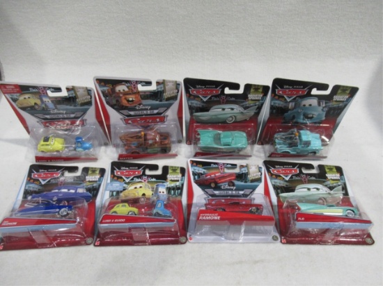 Cars Radiator Springs Vehicle Lot of (8)