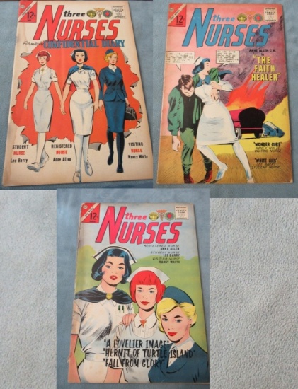 Three Nurses Silver Age Comic Lot