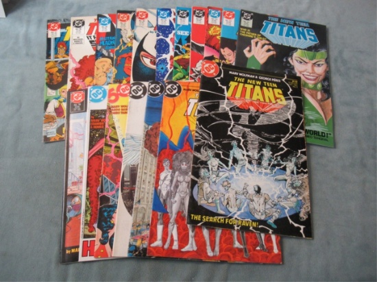 New Teen Titans Group of (18) #2-37