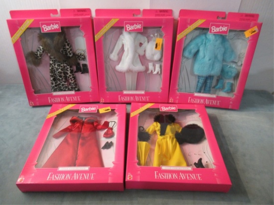 Barbie Coat Collection Lot of (5)