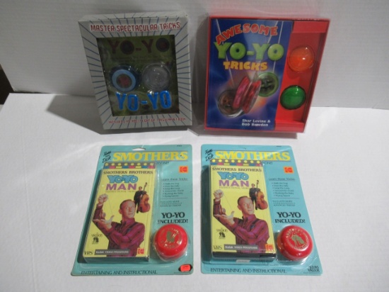 Yo-Yo and Trick Book/VHS Lot