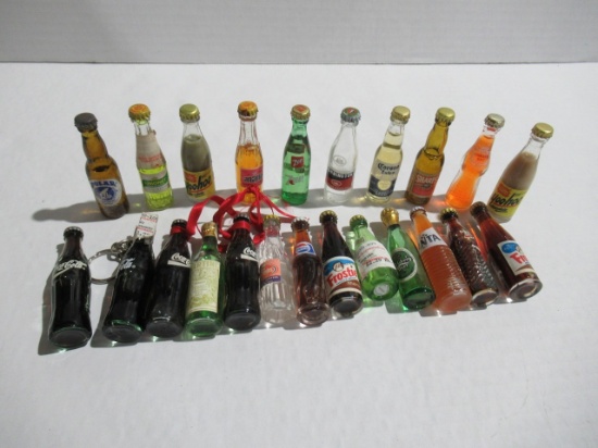 Vintage Mini Soda Pop Bottles Lot