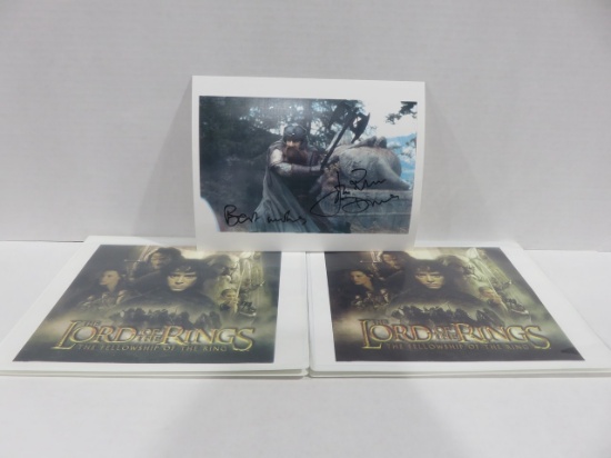 Lord of the Rings Press Kits and Autograph Lot