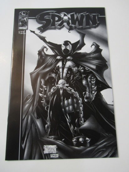 Spawn #1 Black & White McFarlane Variant