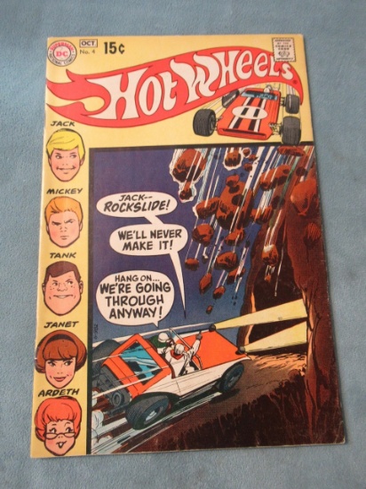 Hot Wheels #4 (1970) Neal Adams Cover!