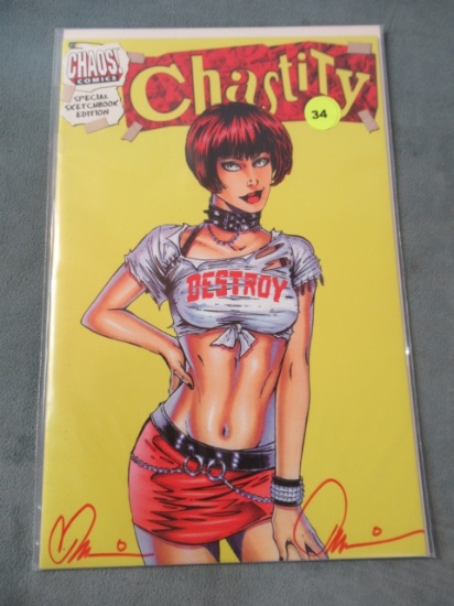 Chastity Sketchbook Edition/Signed! Chaos