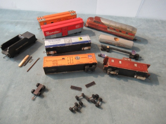 Vintage Wooden Train Toy Lot