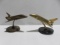 Brass Space Shuttle Statue Lot of (2)