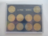 NASA Project Gemini Series Coin Set