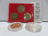 NASA commemorative coin lot of (3)