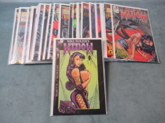 Mike Wolfer's Widow Comic Lot