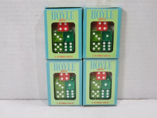 Hoyle Official Jumbo Dice Lot of (4)