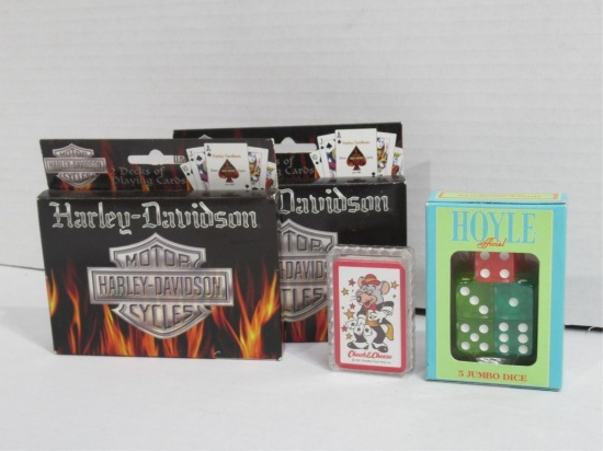 Playing Cards & Dice Lot of (4)