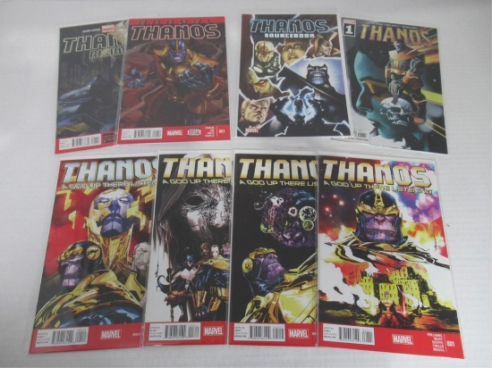 Thanos Comic Lot with Sourcebook