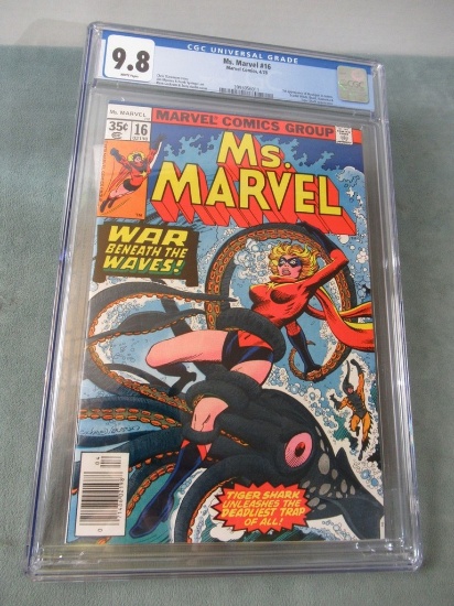 Ms. Marvel #16 CGC 9.8/1st Mystique