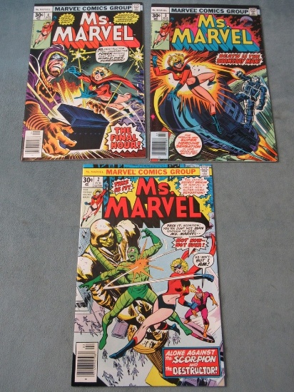 Ms. Marvel #2/3/4 1977 Origin