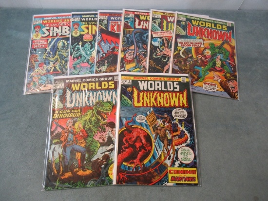 Worlds Unknown #1-8 Full Run 1973 Marvel