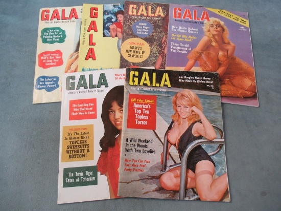 1960s Gala Men's Magazine Lot