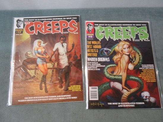 Creeps #5 + #17 Horror Magazine/Ken Kelly