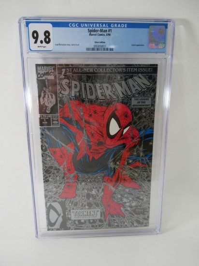 Spider-Man #1 CGC 9.8/McFarlane Silver Ed.