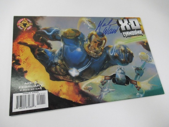 X-O Manowar #1 Signed by Mark Waid
