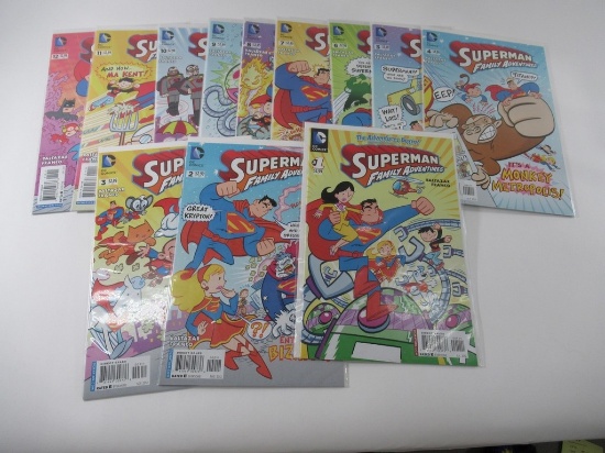 Superman Family Adventures #1-12 Set