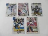 Late 90's-2000 NFL + NHL Cards/ Signed