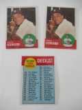 1963 Topps Baseball Cards (3)