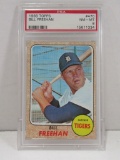 Bill Freehan 1968 Topps Baseball PSA 8 Tigers