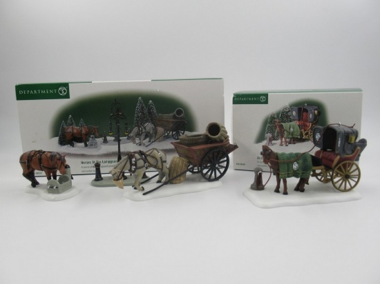 Department 56 Christmas Village Accessory Lot of (2)