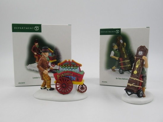 Department 56 Christmas Village Accessory Lot of (2)