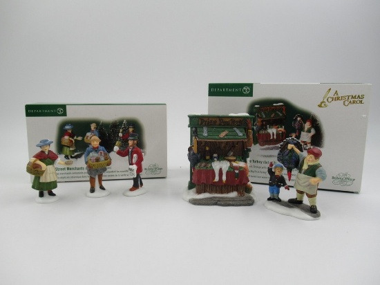 Department 56 Christmas Village Accessory Lot of (2)