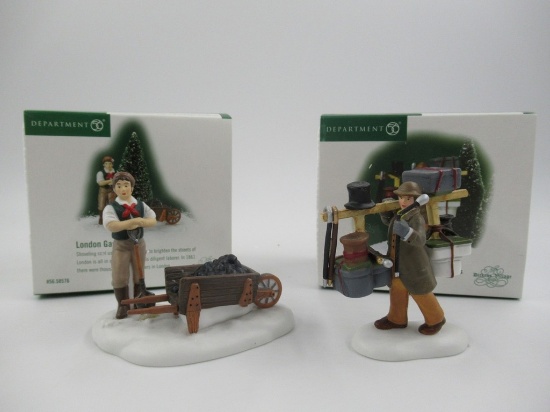 Department 56 Christmas Village Accessory Lot of (2)