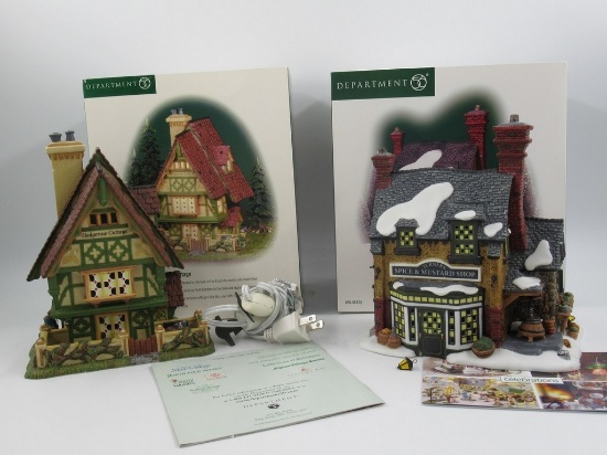 Department 56 Christmas Village Houses Lot of (2)